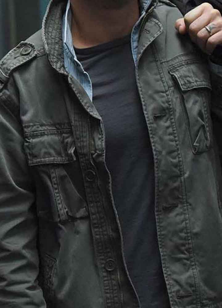 LETHAL WEAPON (MARTIN RIGGS) CLAYNE CRAWFORD GREY COTTON JACKET LETHAL WEAPON (MARTIN RIGGS) CLAYNE CRAWFORD GREY COTTON JACKET